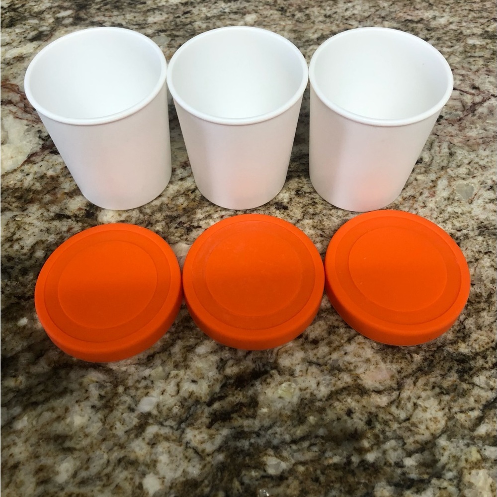 Mini Ice cream storage cups with Lids